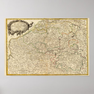 Die Niederlande und Belgien Poster