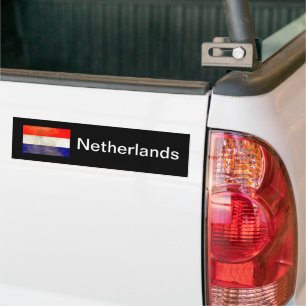 Die niederländische Flagge Autoaufkleber