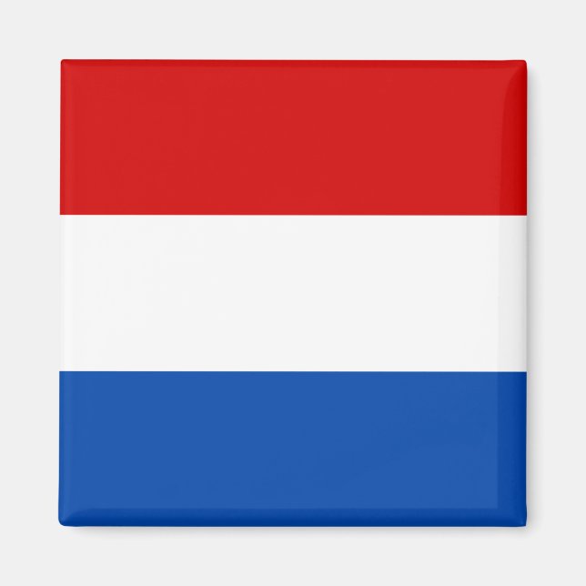 Die niederländische Flagge Magnet (Vorne)