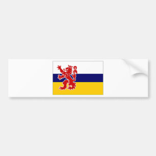 Die niederländische Limburg-Flagge Autoaufkleber