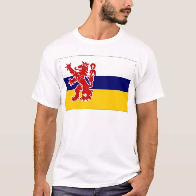 Die niederländische Limburg-Flagge T-Shirt (Vorderseite)