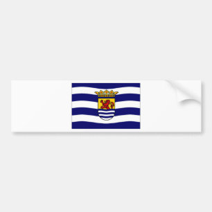 Die niederländische Zeeland-Flagge Autoaufkleber