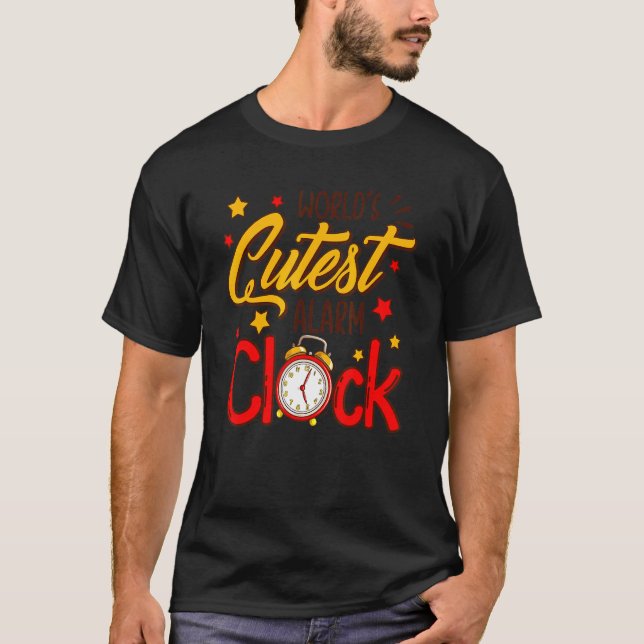 Die Niedliche Alarmuhr der Welt T-Shirt (Vorderseite)