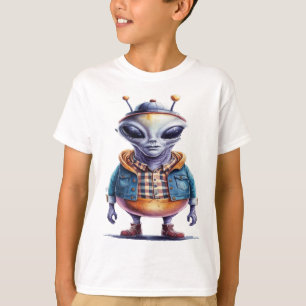 Die niedliche Alien T-Shirt