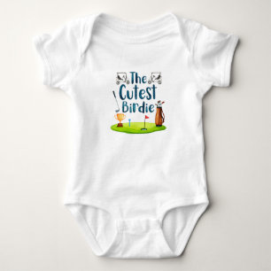 die niedliche Birdie, Golfer Baby, Geschenkgutsche Baby Strampler