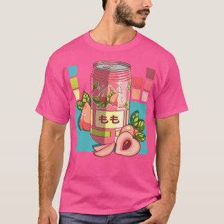 Die Niedliche japanische Pfirsichdose T-Shirt