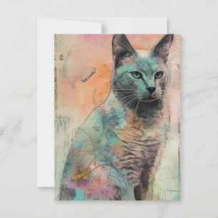 Die Niedliche Katze Postkarte