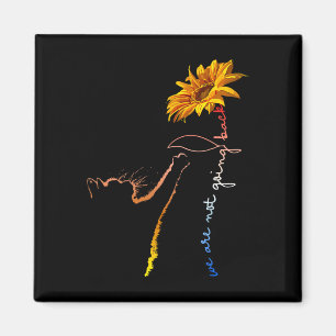 Die Niedliche Katzenblume Kamala-harri geht nicht Magnet