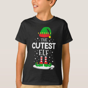 Die Niedlichste Elf Weihnachtsfamilie, die sich mi T-Shirt
