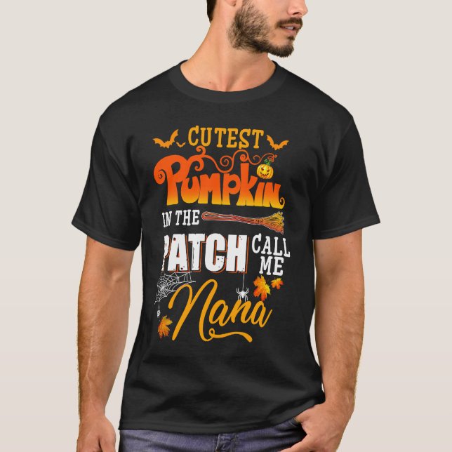 Die niedlichsten Kürpen im Patch nennen mich Nana  T-Shirt (Vorderseite)