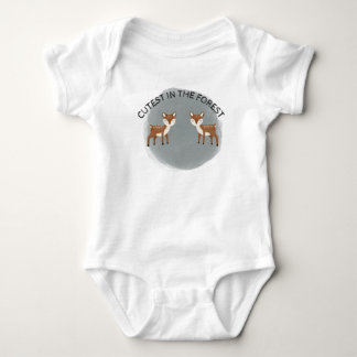 Die Niedlichsten Städte im Wald Baby Strampler