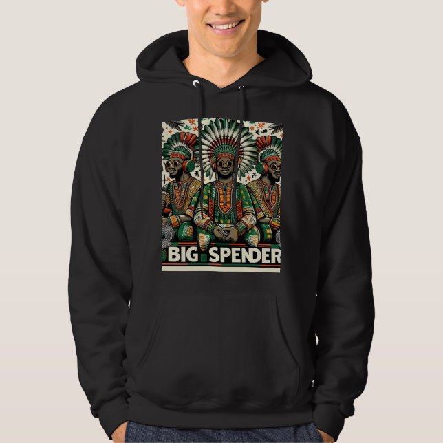 Die nigerianische Hoodie Kollektion "Big Spender"  (Vorderseite)