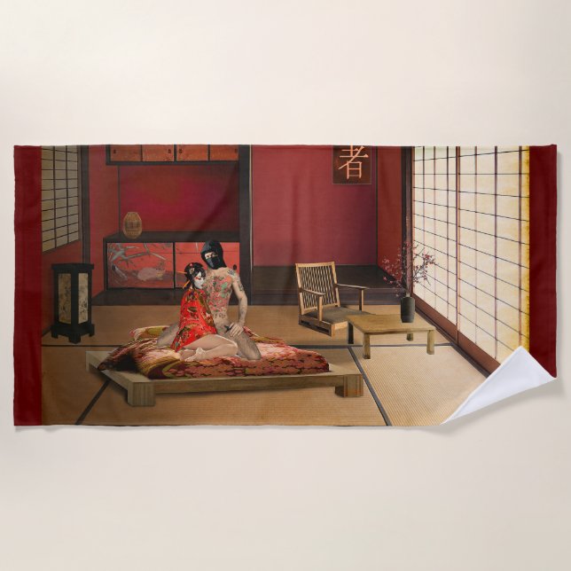 Die Ninja Strandtuch (Vorderseite)