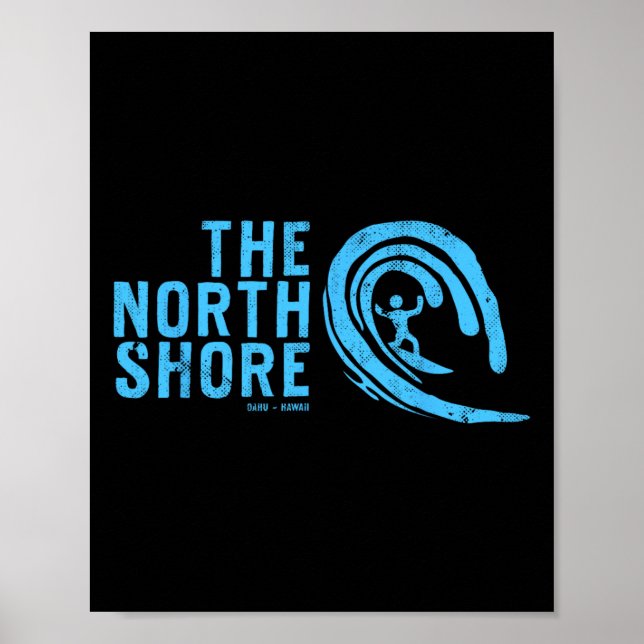 Die Nordküste Oahu Hawaii Poster (Vorne)