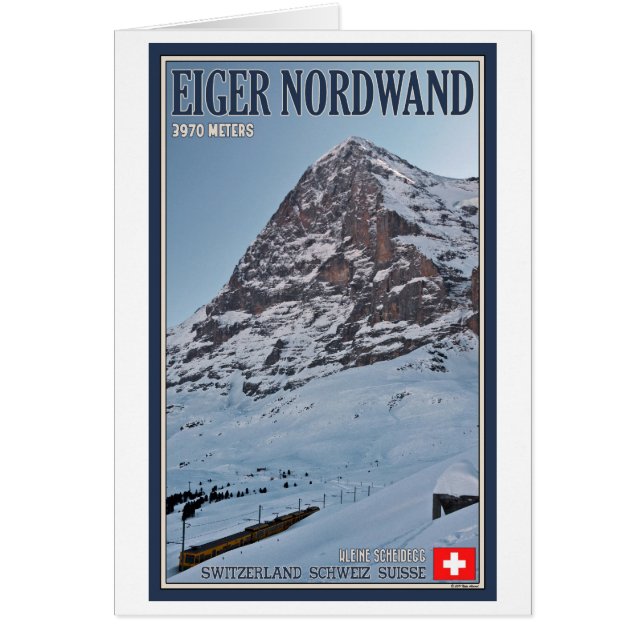 Die Nordmauer des Eigers (Vorne)