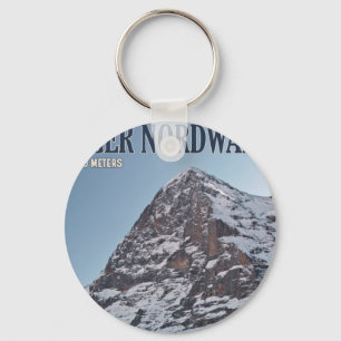 Die Nordwand des Eiger Schlüsselanhänger