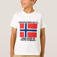 Die Norweger tun es... Knietief in weißem Pulver