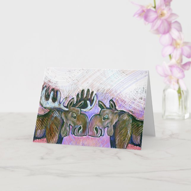 Die Nose weiß - Elch Edition Karte (Orchidee)