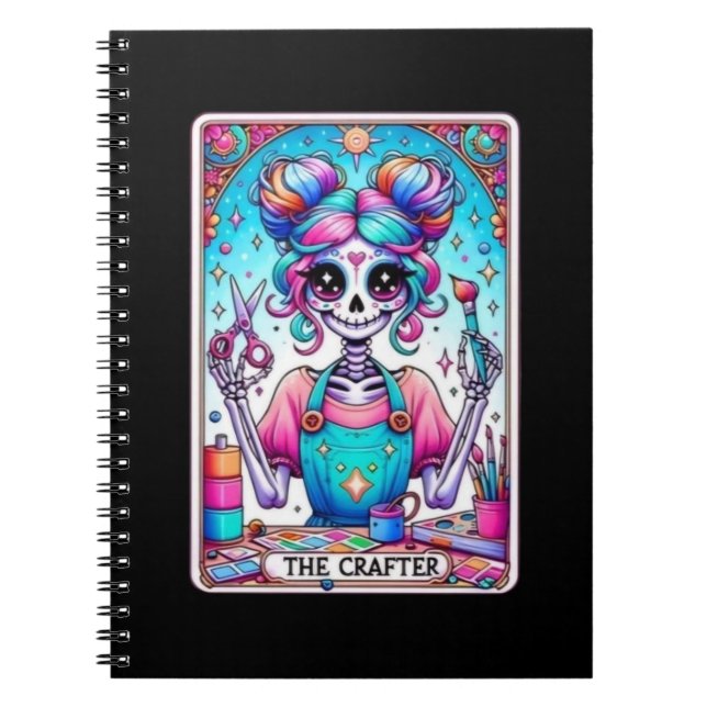 Die Notebook-Sammlung Crafter Tarot Card Notizblock (Vorderseite)