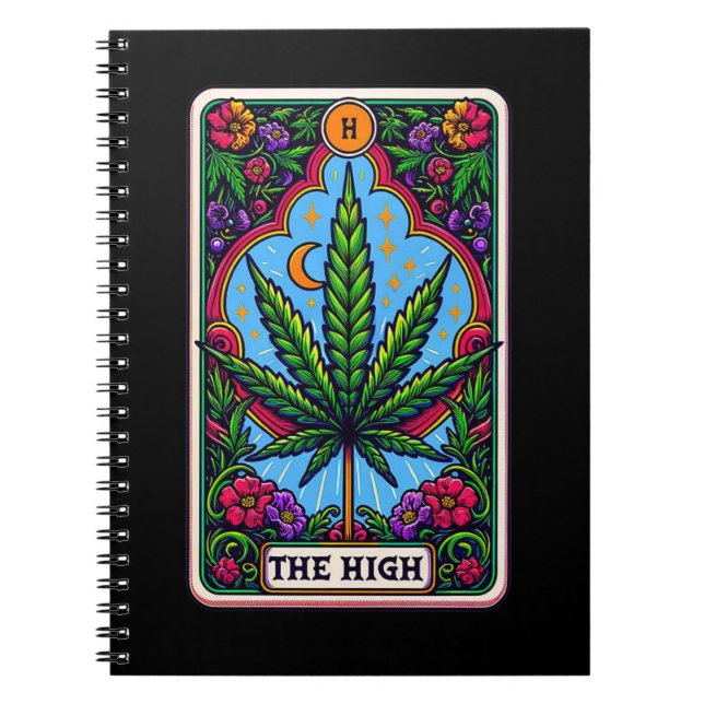 Die Notebook-Sammlung High Tarot Card Notizblock (Vorderseite)