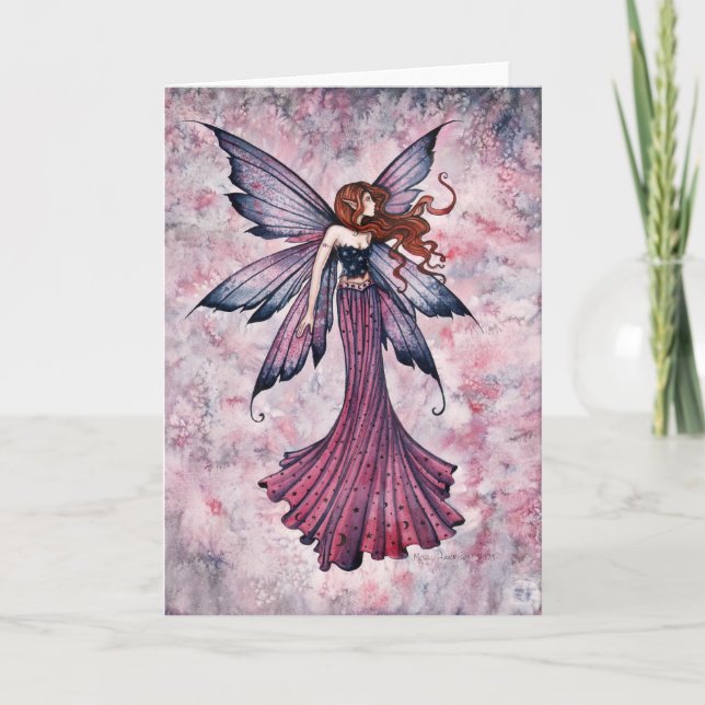 Die Notecard der Drifter Fairy Card von Molly Harr Karte (Vorderseite)