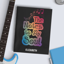 Die Notizen zu meinem Soul Music Modern Songwritin