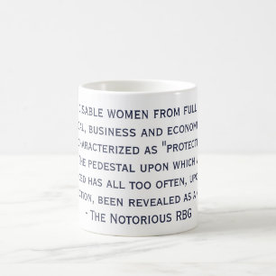 Die notorische RBG Zitat-Tasse Kaffeetasse