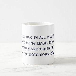 Die notorische RBG Zitat-Tasse Kaffeetasse