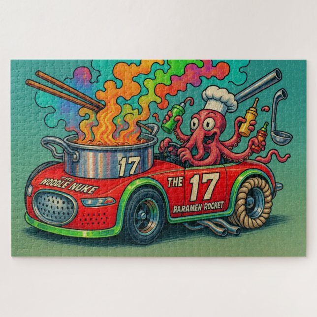 Die Nudeln (die Ramen-Rakete) (Horizontal)