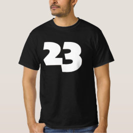 Die Nummer 23 Druckneuheit: Nur Nummer T-Shirt