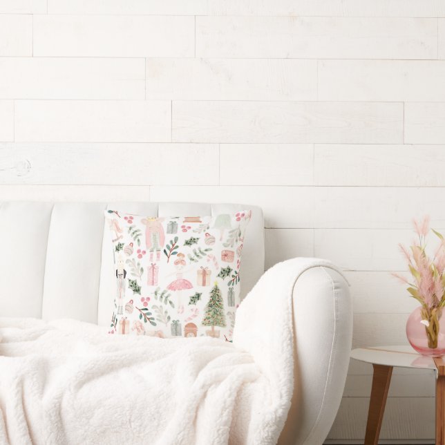 Die Nutcracker Holiday Watercolor Kissen (Liege)