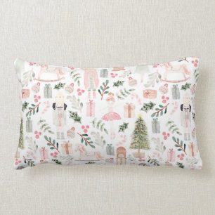 Die Nutcracker Holiday Watercolor Lendenkissen