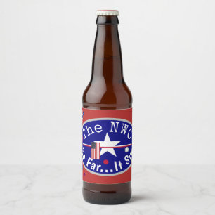 Die NWO so weit... es Sux! Bierflaschenetikett
