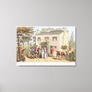 Die Oakland-Hütten, Cheltenham oder Fox Junters a Leinwanddruck