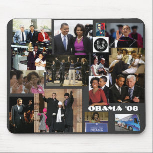 Die OBAMA-Collage Mousepad