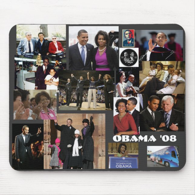 Die OBAMA-Collage Mousepad (Vorne)