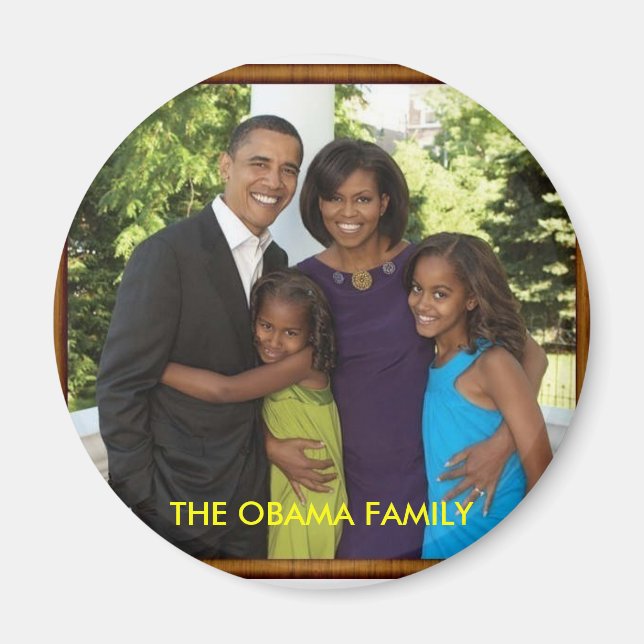 DIE OBAMA-FAMILIE MAGNET (Vorne)