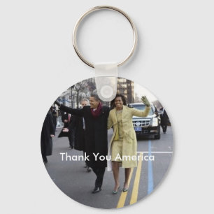 die obamas, danke Amerika Schlüsselanhänger