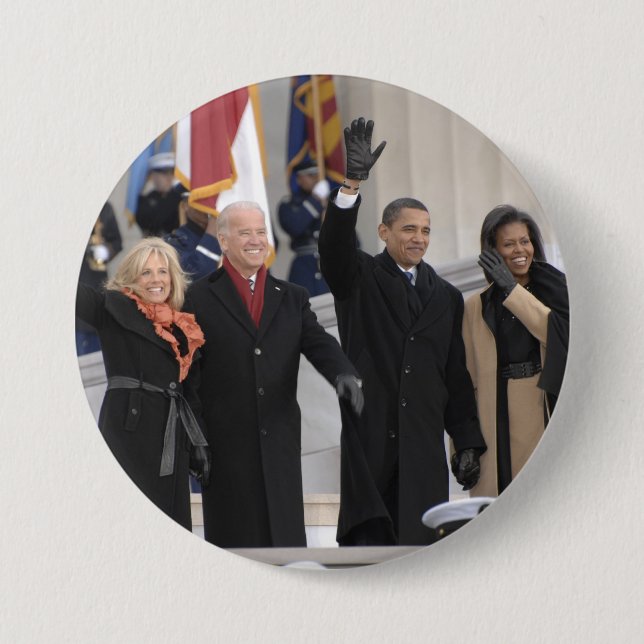 Die Obamas und die Gärten Button (Vorderseite)