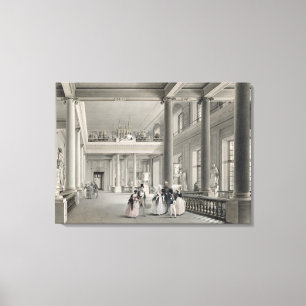 Die obere Eingangshalle der Kunst-Akademie Leinwanddruck