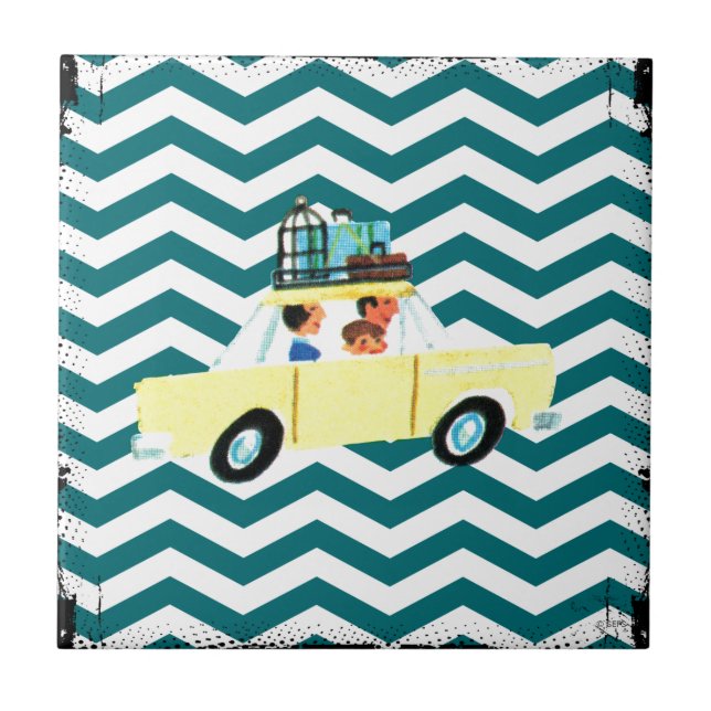 Die offene Straße 2 Fliese (Vorderseite)