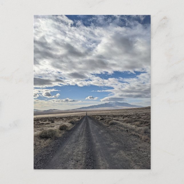 Die offene Straße Postkarte (Vorderseite)