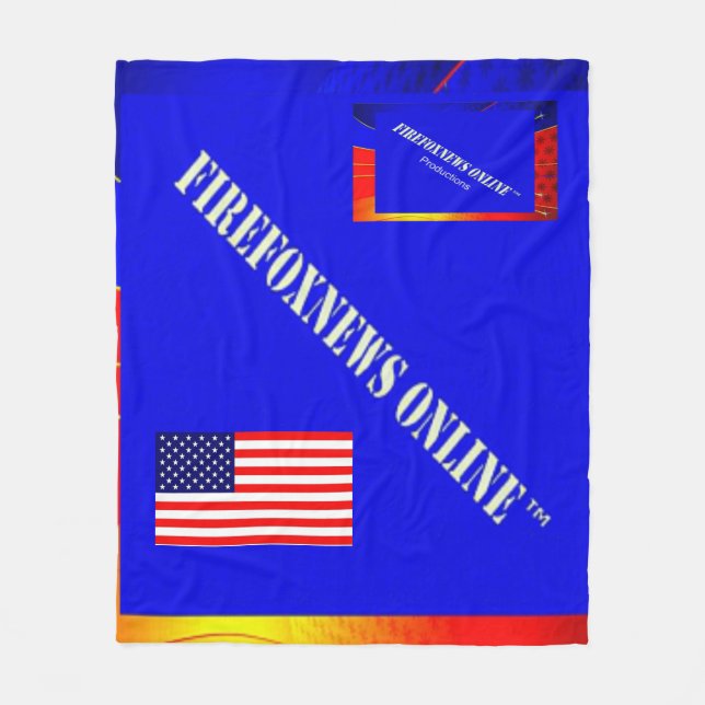 Die Offizielle FIREFOXNEWS ONLINE™ Fleece-Blanket Fleecedecke (Vorderseite)