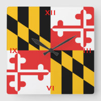 Die offizielle Flagge des Staat von Maryland