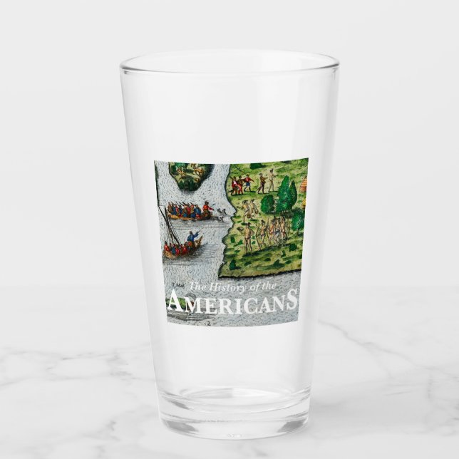 Die Offizielle Geschichte des amerikanischen Pint  Glas (Vorderseite)