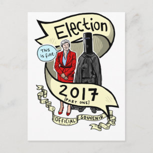 Die Offizielle Laurie Pink-Wahl 2017 Souvenir Postkarte