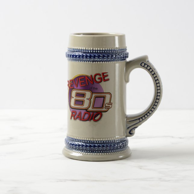 Die offizielle Rache des 80er Radio Stein Bierglas (Rechts)