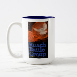 Die offizielle Ruach Kampf-Gruppen-Tasse Zweifarbige Tasse