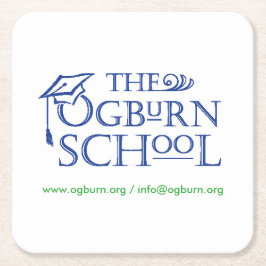 Die Ogburn Schule - Coasters Rechteckiger Pappuntersetzer
