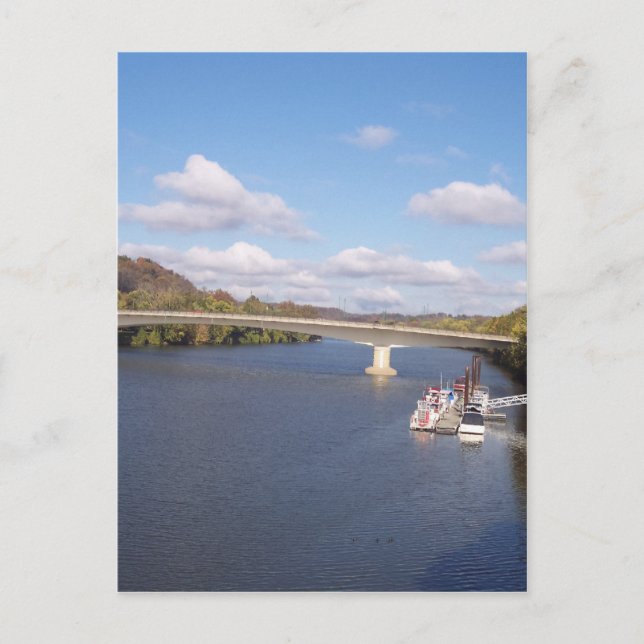 Die Ohio-Brücke Postkarte (Vorderseite)